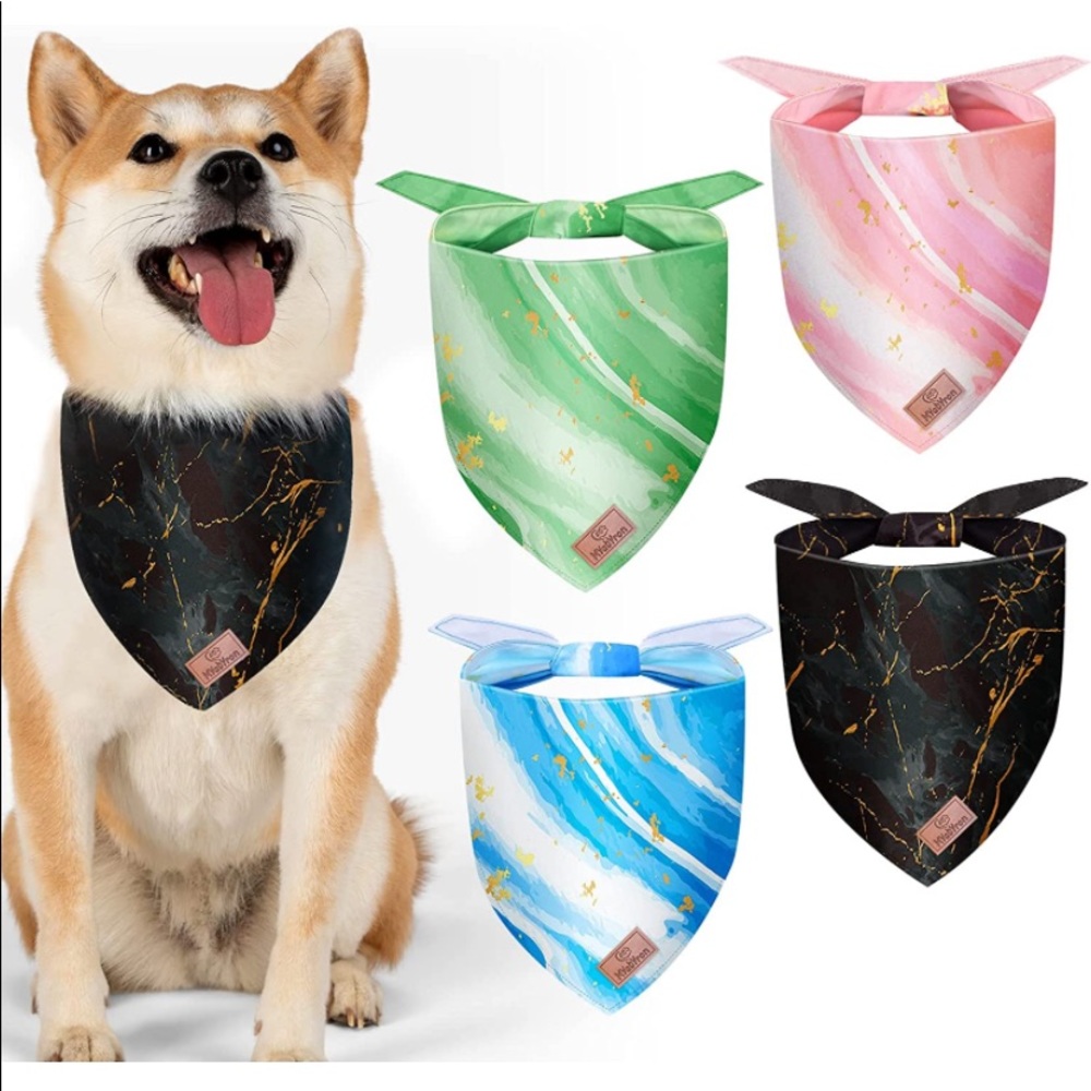 4 dog bandanas